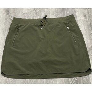 Athleta Stretch-In Skort Olive Army Green Women's Size M